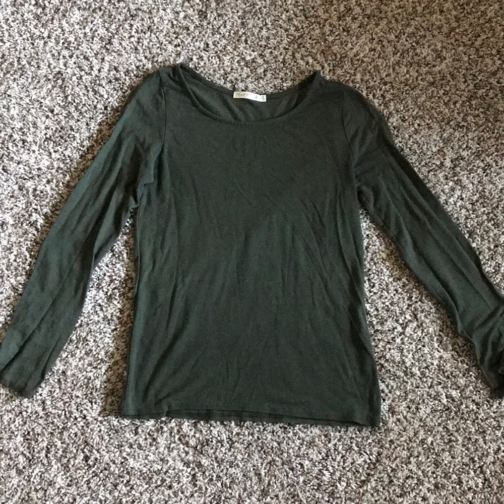 Cute Olive green with brown elbow pads